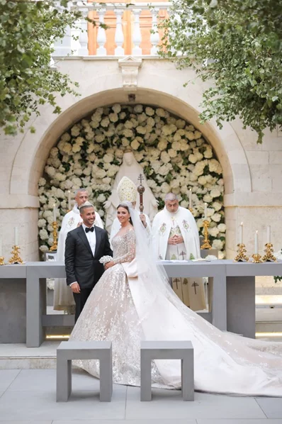 Designer Elie Saab's son Celio marries Zein Qutami
