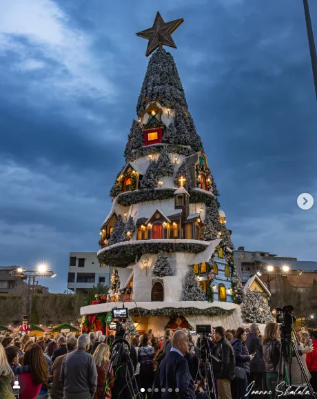 Batroun’s Magical Christmas Tree Tops the List in Lebanon