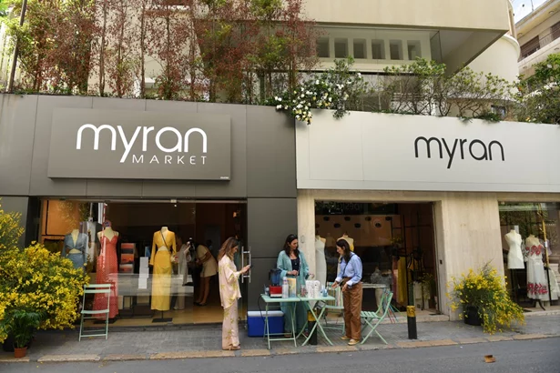 The opening of Myran Market