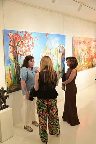 BEYTI Hoda Baalbaki Solo Exhibition at Chaos Art Gallery