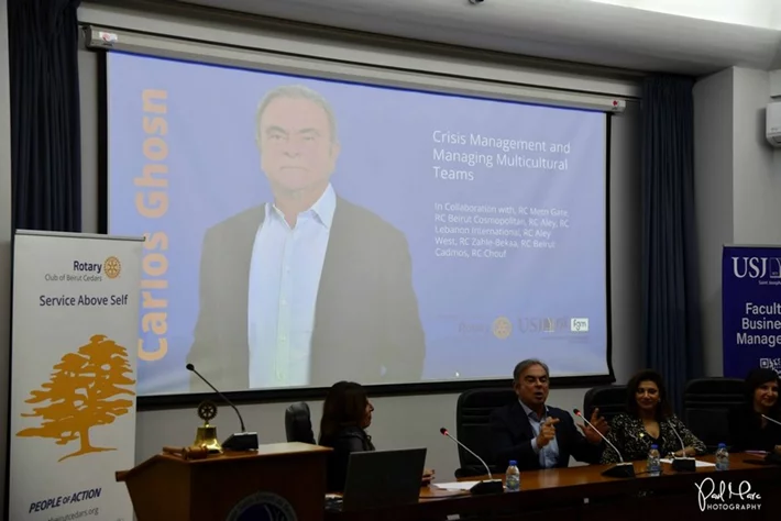 Carlos Ghosn Conférence at USJ