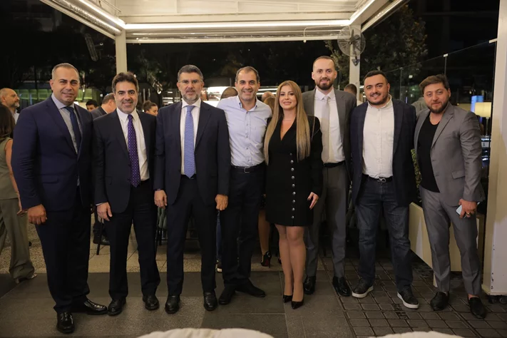 A Packed Dinner at Thanna Restaurant in Support of Candidate Elie Bazerli for President of the Beirut Bar Association