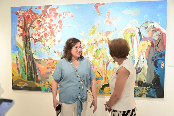 BEYTI Hoda Baalbaki Solo Exhibition at Chaos Art Gallery