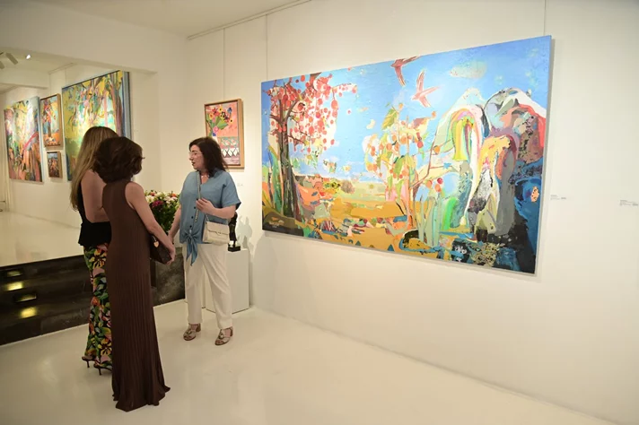 BEYTI Hoda Baalbaki Solo Exhibition at Chaos Art Gallery