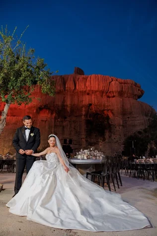 Wedding of Dana El Hallani and Alain Saad
