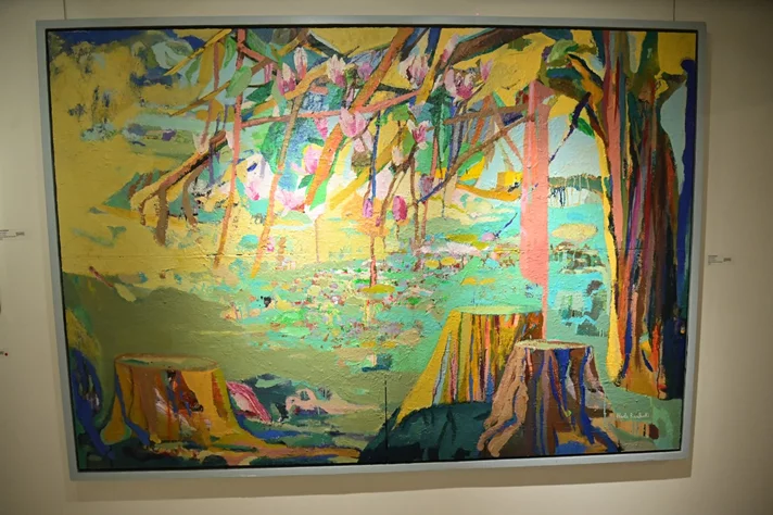 BEYTI Hoda Baalbaki Solo Exhibition at Chaos Art Gallery