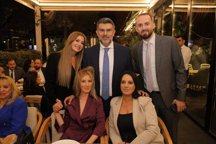 A Packed Dinner at Thanna Restaurant in Support of Candidate Elie Bazerli for President of the Beirut Bar Association
