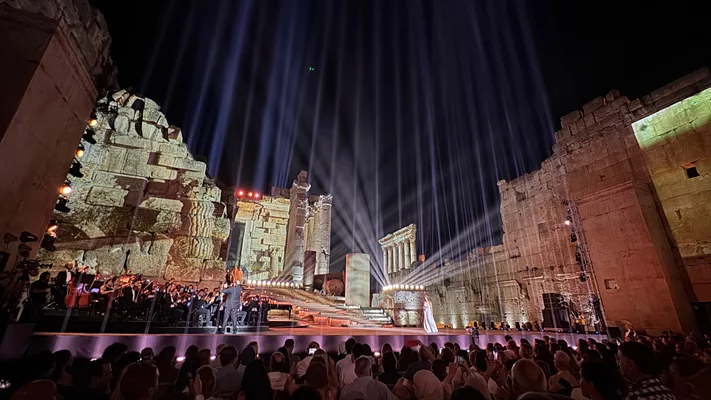 Hiba Tawaji & Oussama Rahbani at Baalbeck International Festival
