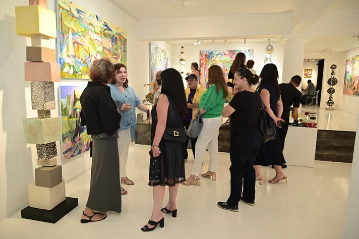 BEYTI Hoda Baalbaki Solo Exhibition at Chaos Art Gallery