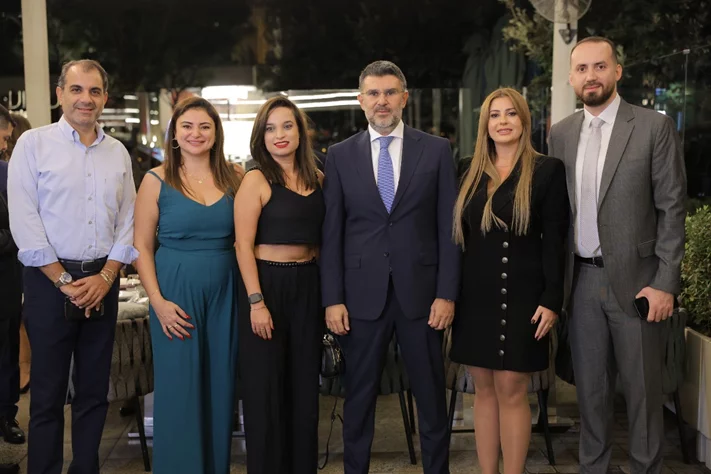A Packed Dinner at Thanna Restaurant in Support of Candidate Elie Bazerli for President of the Beirut Bar Association