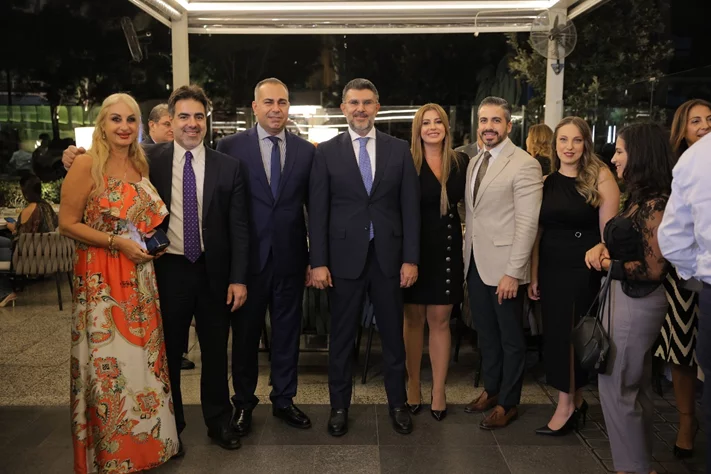 A Packed Dinner at Thanna Restaurant in Support of Candidate Elie Bazerli for President of the Beirut Bar Association