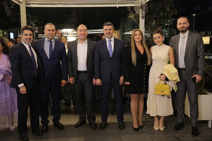A Packed Dinner at Thanna Restaurant in Support of Candidate Elie Bazerli for President of the Beirut Bar Association