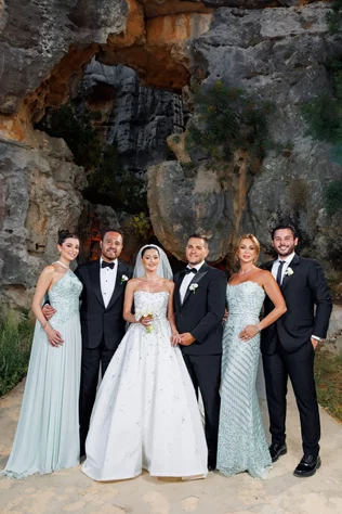 Wedding of Dana El Hallani and Alain Saad