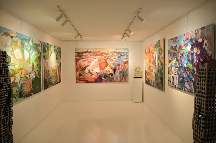 BEYTI Hoda Baalbaki Solo Exhibition at Chaos Art Gallery