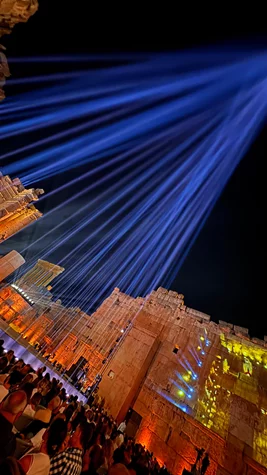 Hiba Tawaji & Oussama Rahbani at Baalbeck International Festival