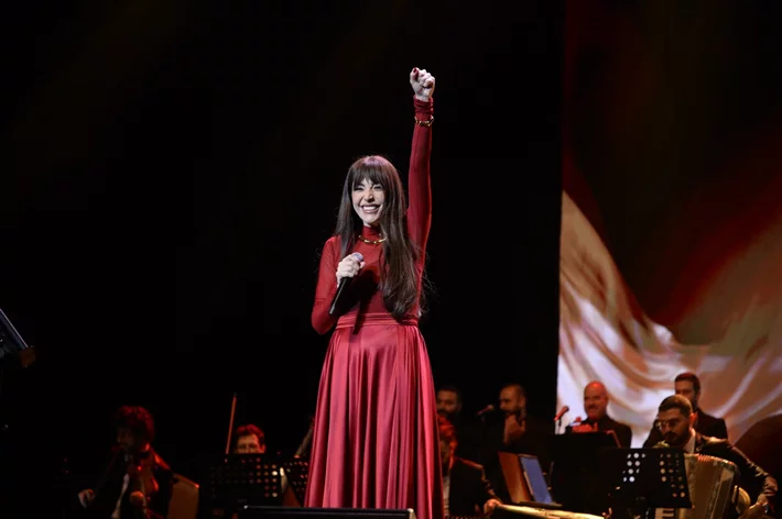 Abeer Nehme at Casino du Liban