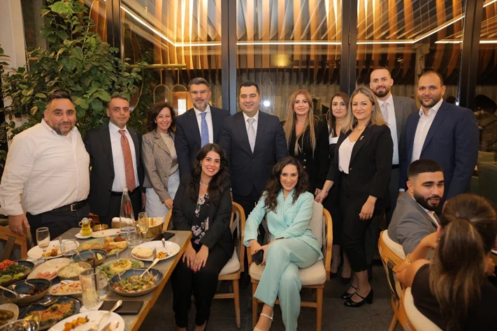 A Packed Dinner at Thanna Restaurant in Support of Candidate Elie Bazerli for President of the Beirut Bar Association