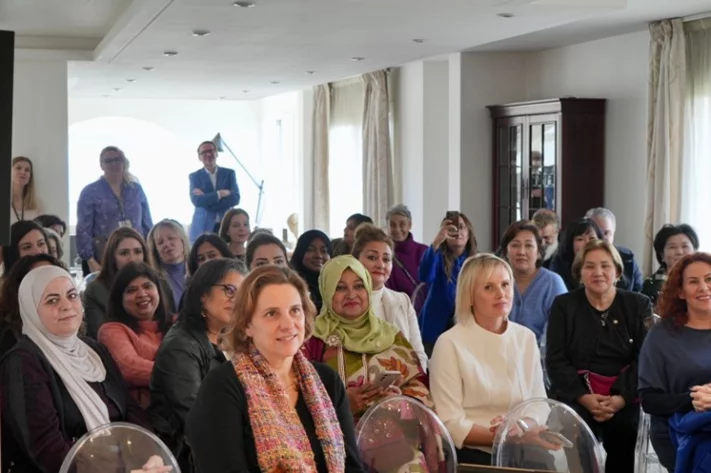 Gathering of diplomats spouses at the polish embassy