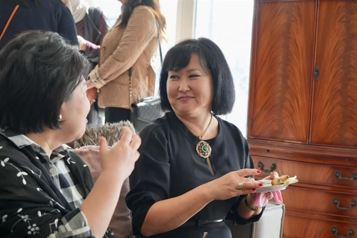 Gathering of diplomats spouses at the polish embassy
