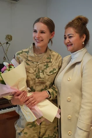 Gathering of diplomats spouses at the polish embassy
