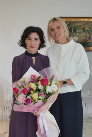 Gathering of diplomats spouses at the polish embassy
