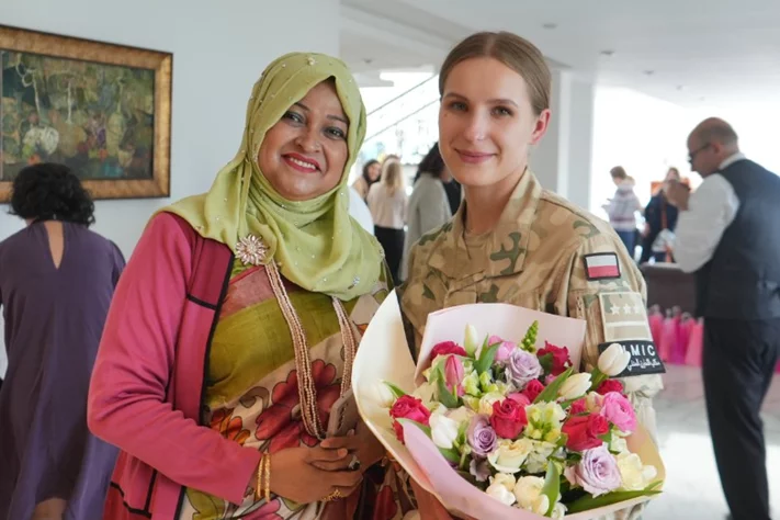 Gathering of diplomats spouses at the polish embassy