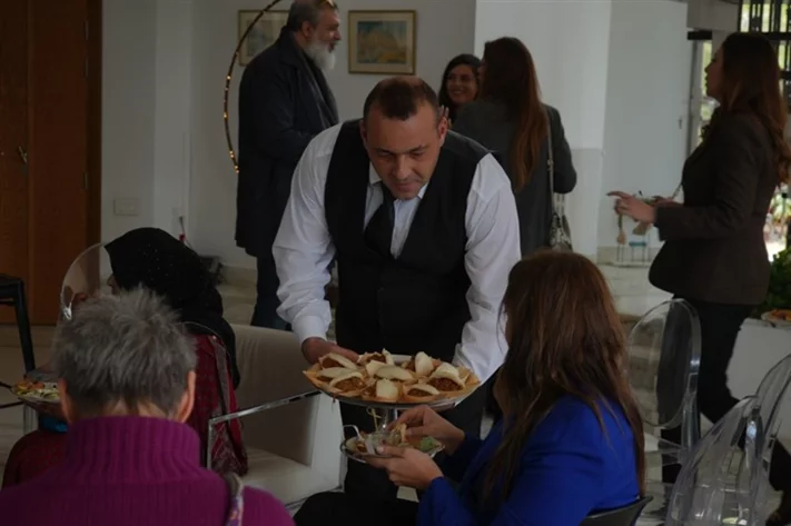 Gathering of diplomats spouses at the polish embassy
