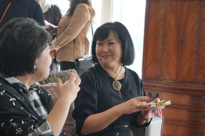 Gathering of diplomats spouses at the polish embassy