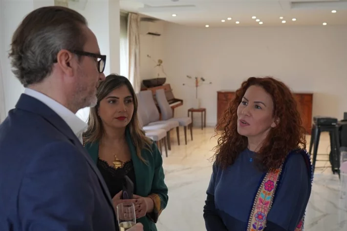 Gathering of diplomats spouses at the polish embassy