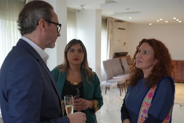 Gathering of diplomats spouses at the polish embassy
