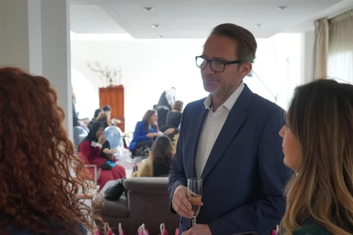 Gathering of diplomats spouses at the polish embassy