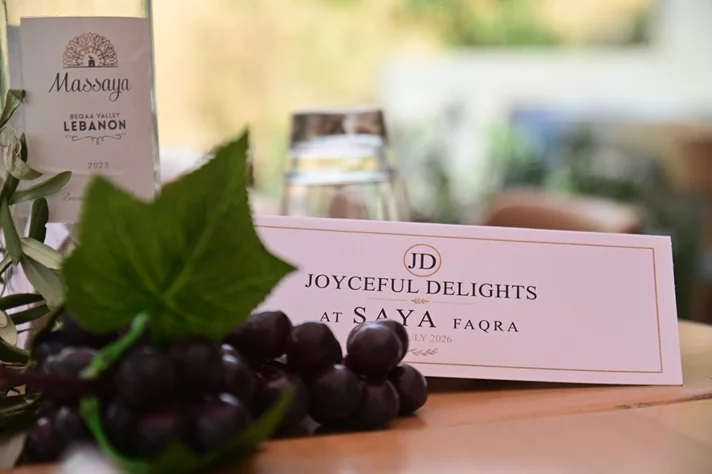 Joyceful Delight at SAYA – Massaya Winery