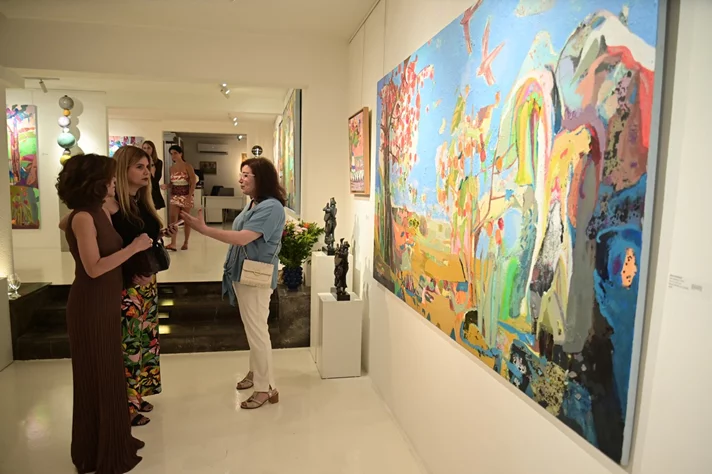 BEYTI Hoda Baalbaki Solo Exhibition at Chaos Art Gallery
