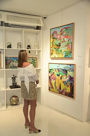 BEYTI Hoda Baalbaki Solo Exhibition at Chaos Art Gallery