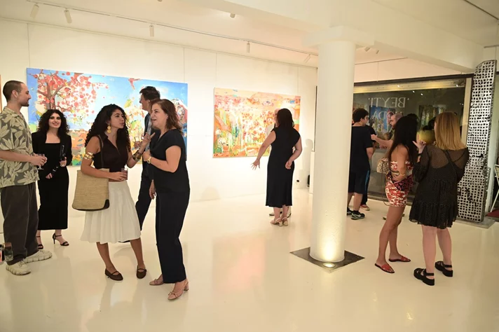 BEYTI Hoda Baalbaki Solo Exhibition at Chaos Art Gallery