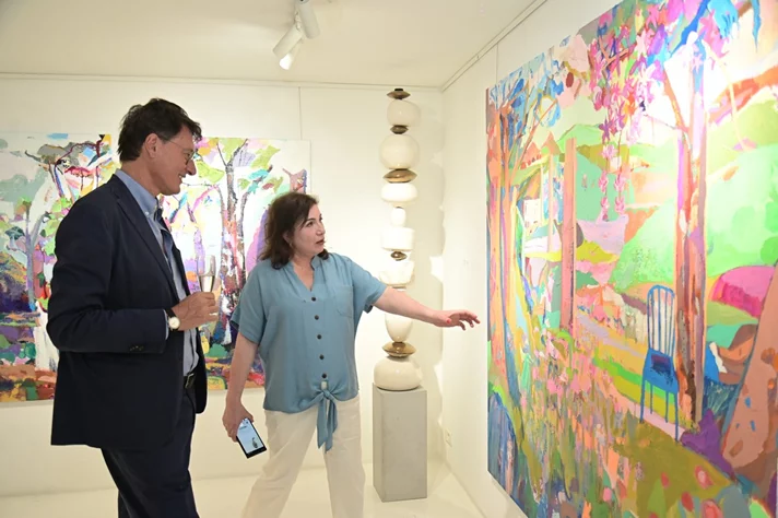BEYTI Hoda Baalbaki Solo Exhibition at Chaos Art Gallery