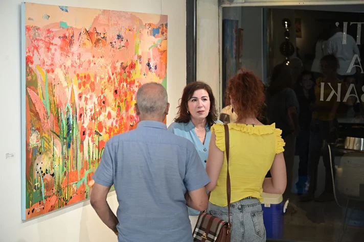 BEYTI Hoda Baalbaki Solo Exhibition at Chaos Art Gallery