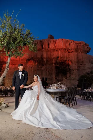 Wedding of Dana El Hallani and Alain Saad