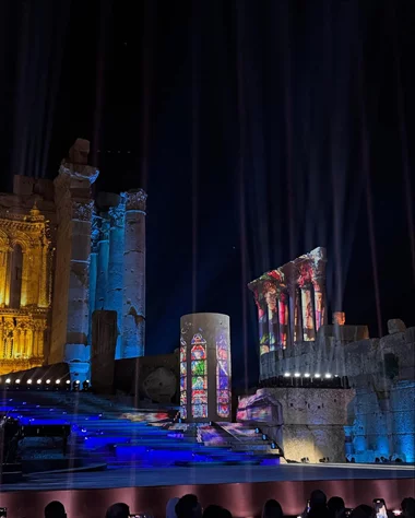 Hiba Tawaji & Oussama Rahbani at Baalbeck International Festival