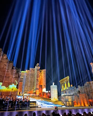 Hiba Tawaji & Oussama Rahbani at Baalbeck International Festival