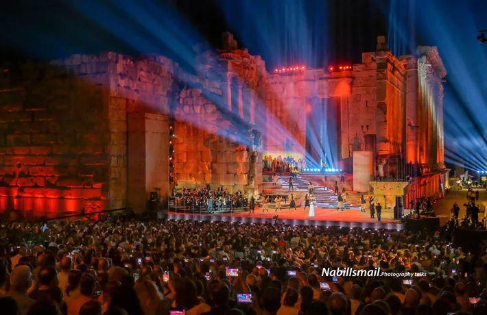 Hiba Tawaji & Oussama Rahbani at Baalbeck International Festival