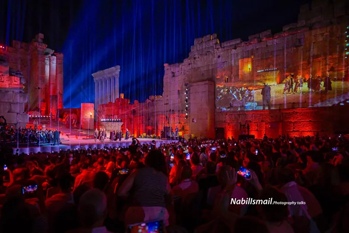 Hiba Tawaji & Oussama Rahbani at Baalbeck International Festival