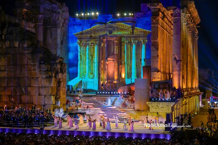 Hiba Tawaji & Oussama Rahbani at Baalbeck International Festival