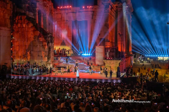 Hiba Tawaji & Oussama Rahbani at Baalbeck International Festival