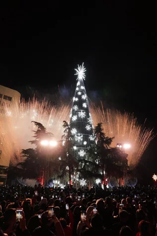 Zahle Christmas Tree Lighting 2025