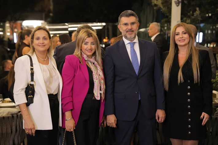 A Packed Dinner at Thanna Restaurant in Support of Candidate Elie Bazerli for President of the Beirut Bar Association