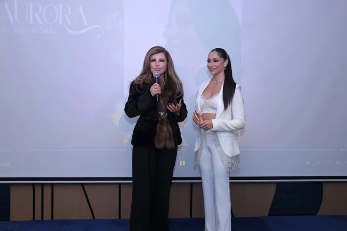 Sophia Saad celebrates the launch of AURORA