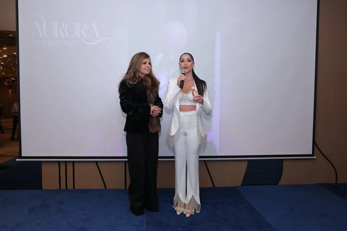 Sophia Saad celebrates the launch of AURORA