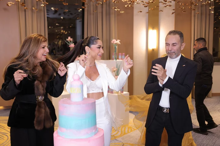 Sophia Saad celebrates the launch of AURORA