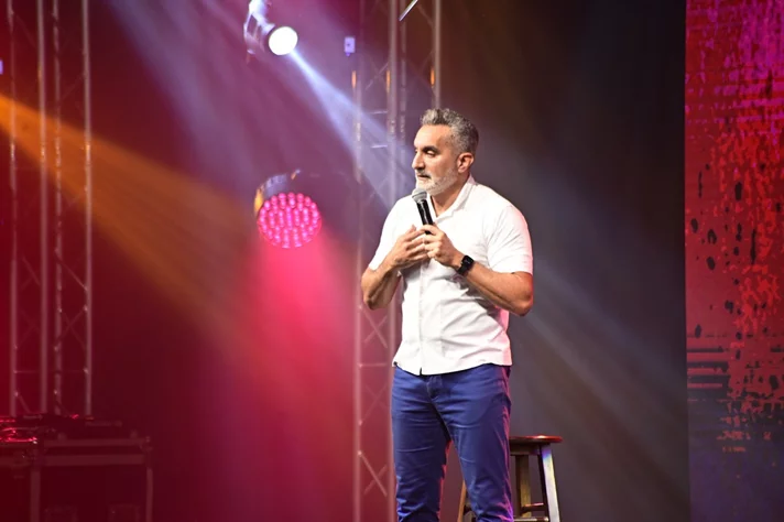 Bassem Youssef at Beirut Hall